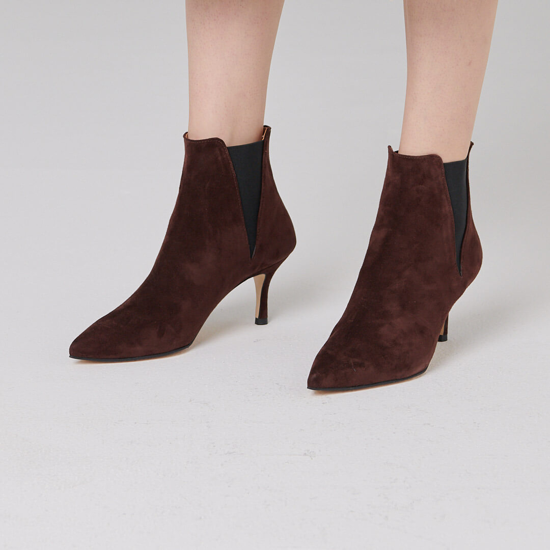 BODRAMA - point toe ankle boot