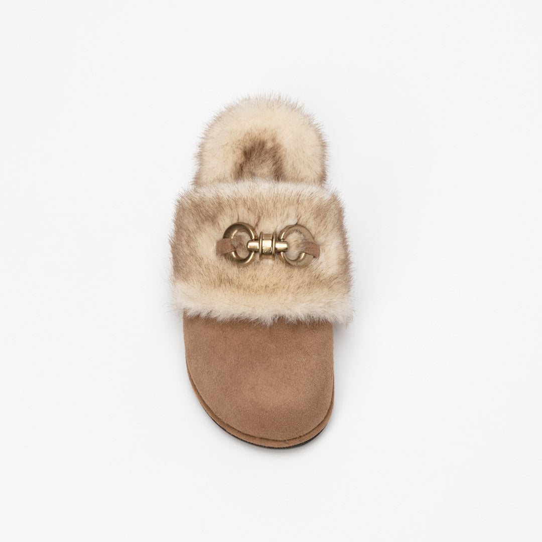 EFSAI - faux fur slides