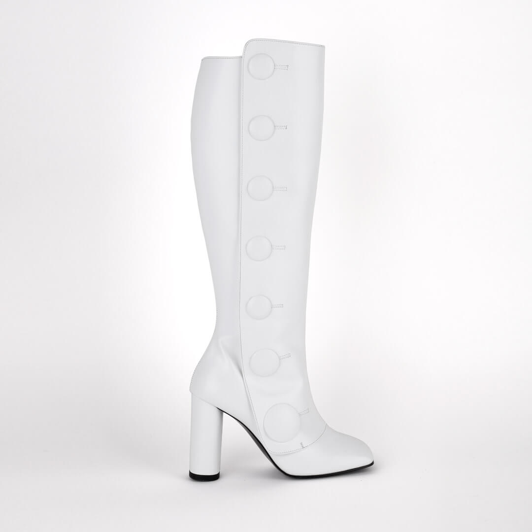 ABOTONA - button knee boot