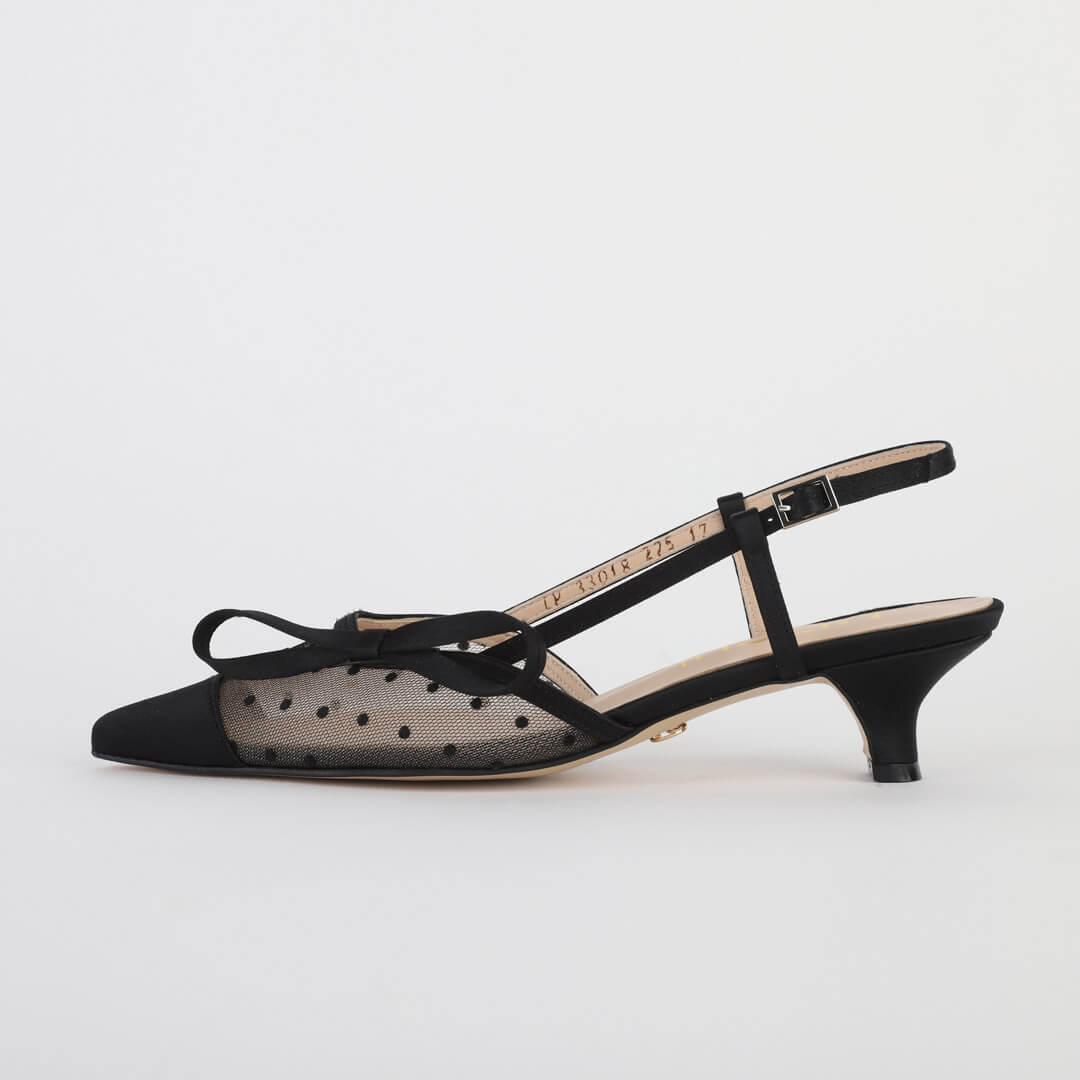 TARA - mesh slingback