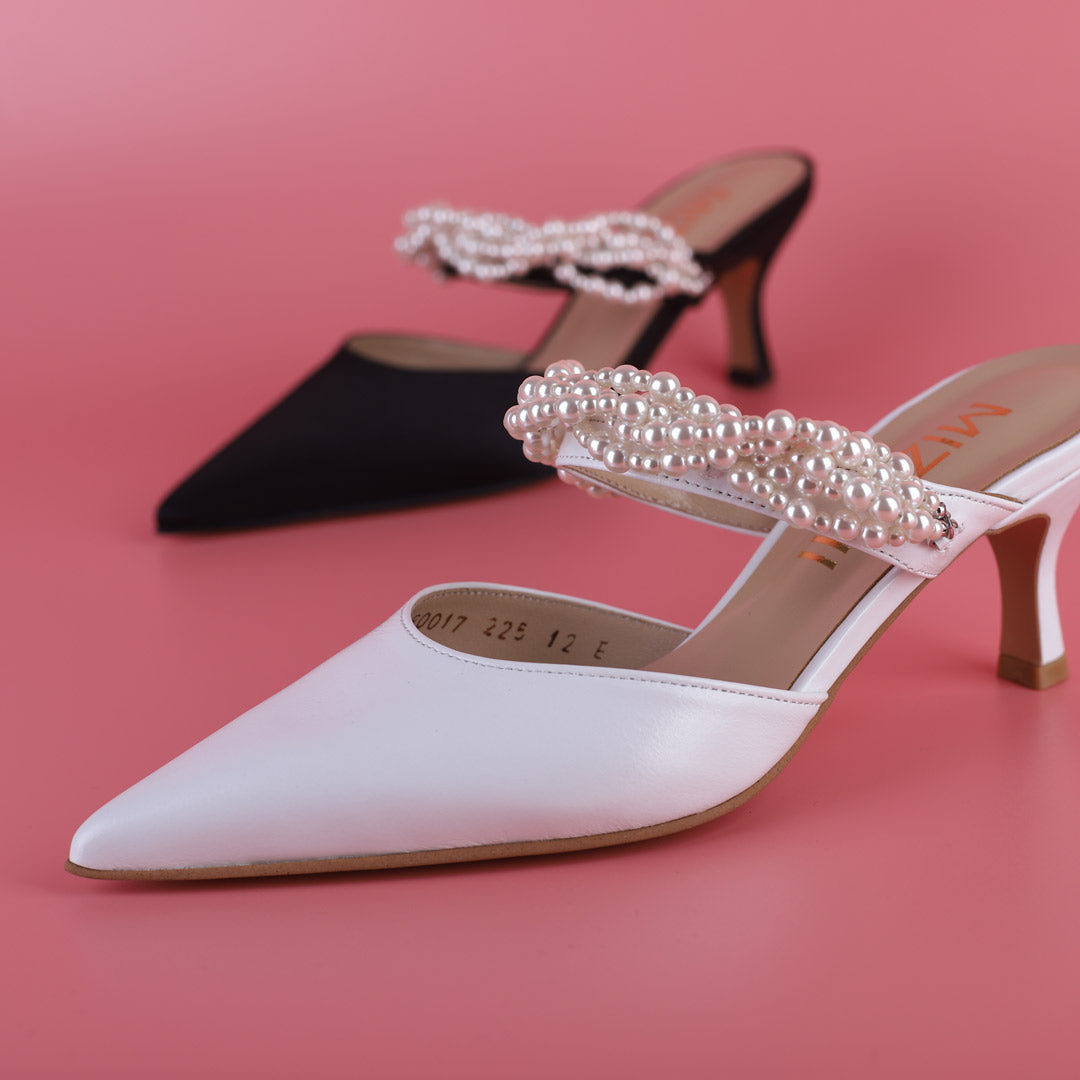 POLIE - pearl mules