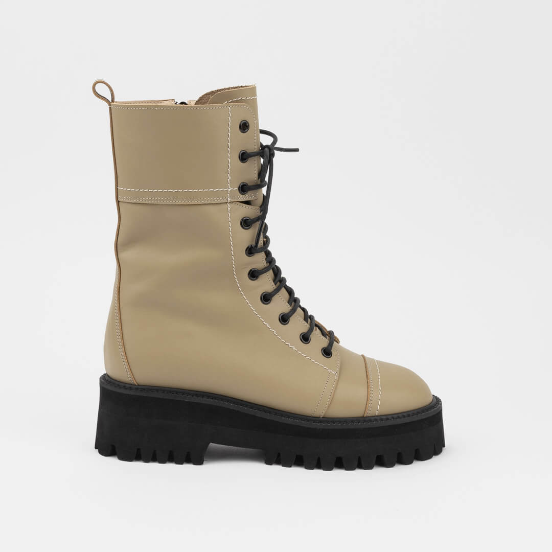 TROPAZ - flatform army boots