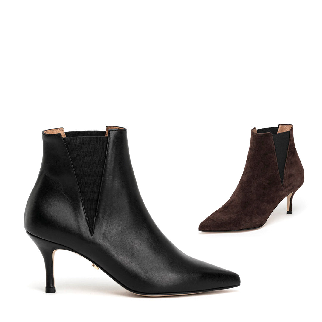 BODRAMA - point toe ankle boot