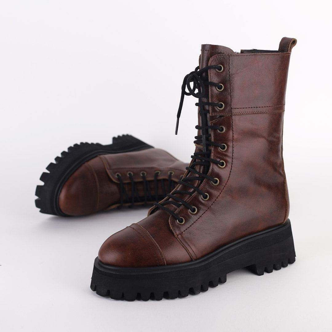 TROPAZ - flatform army boots