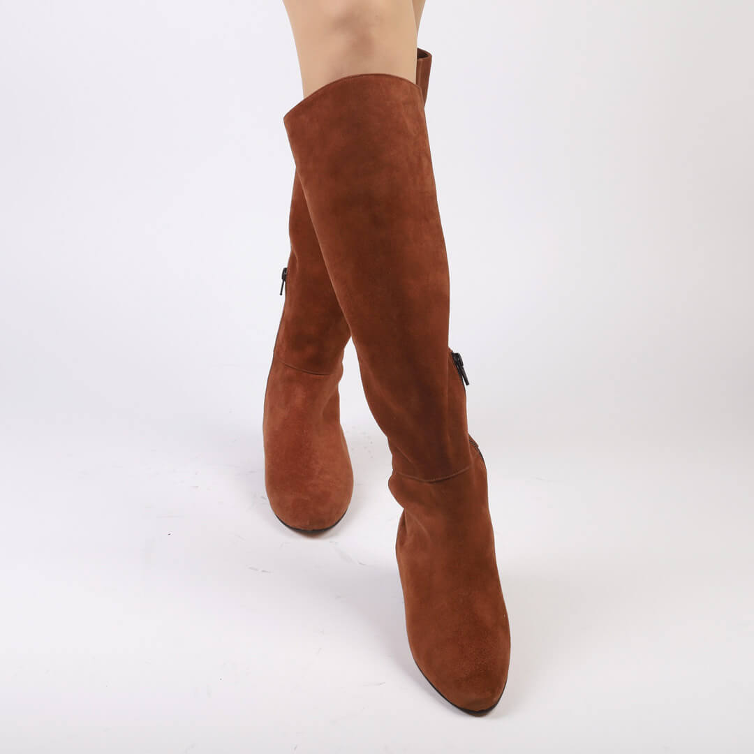 BARBIE - suede knee boot