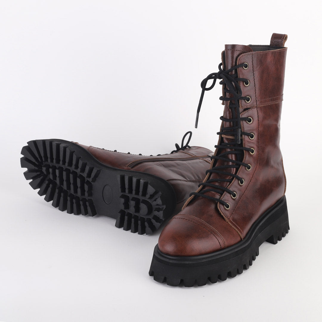 TROPAZ - flatform army boots