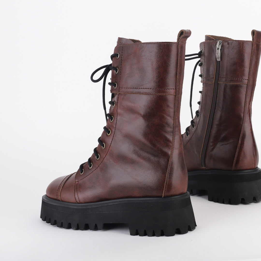 TROPAZ - flatform army boots