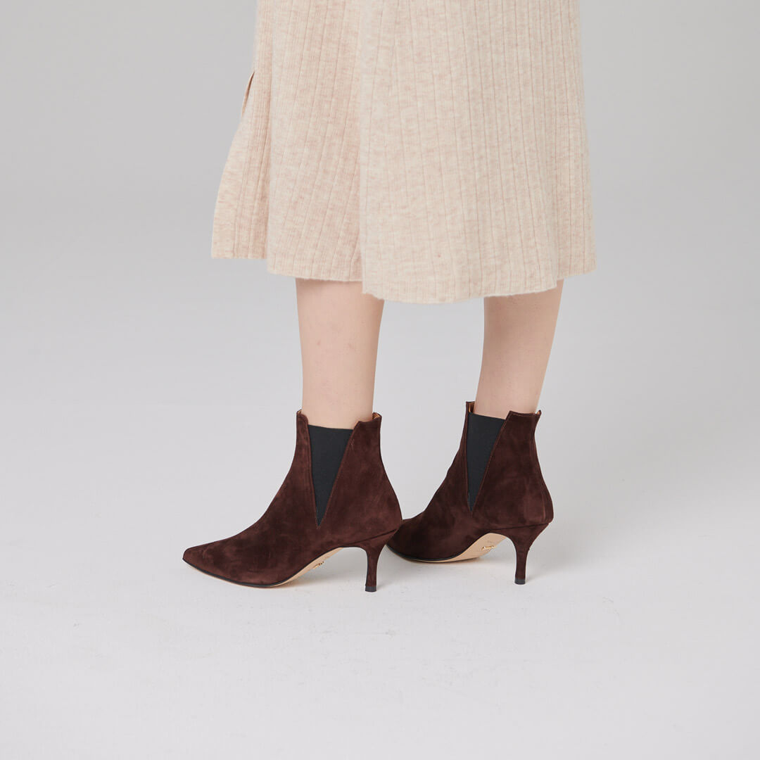 BODRAMA - point toe ankle boot