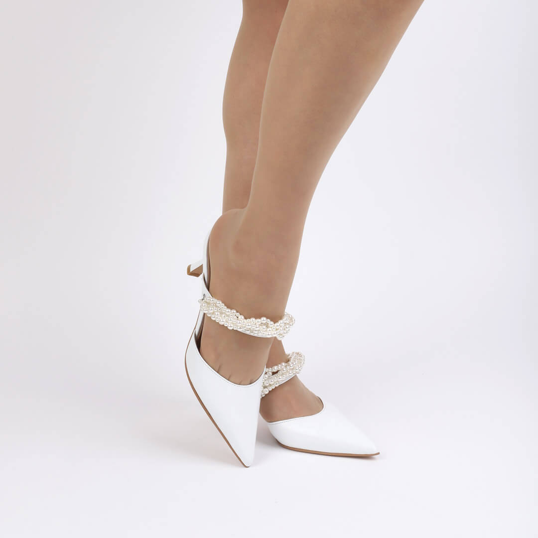 POLIE - pearl mules