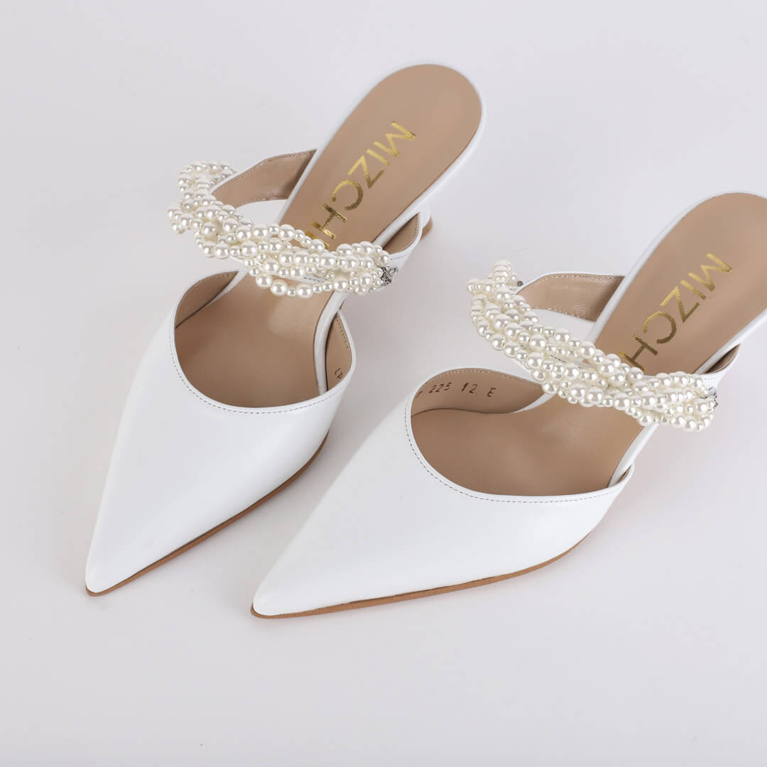 POLIE - pearl mules