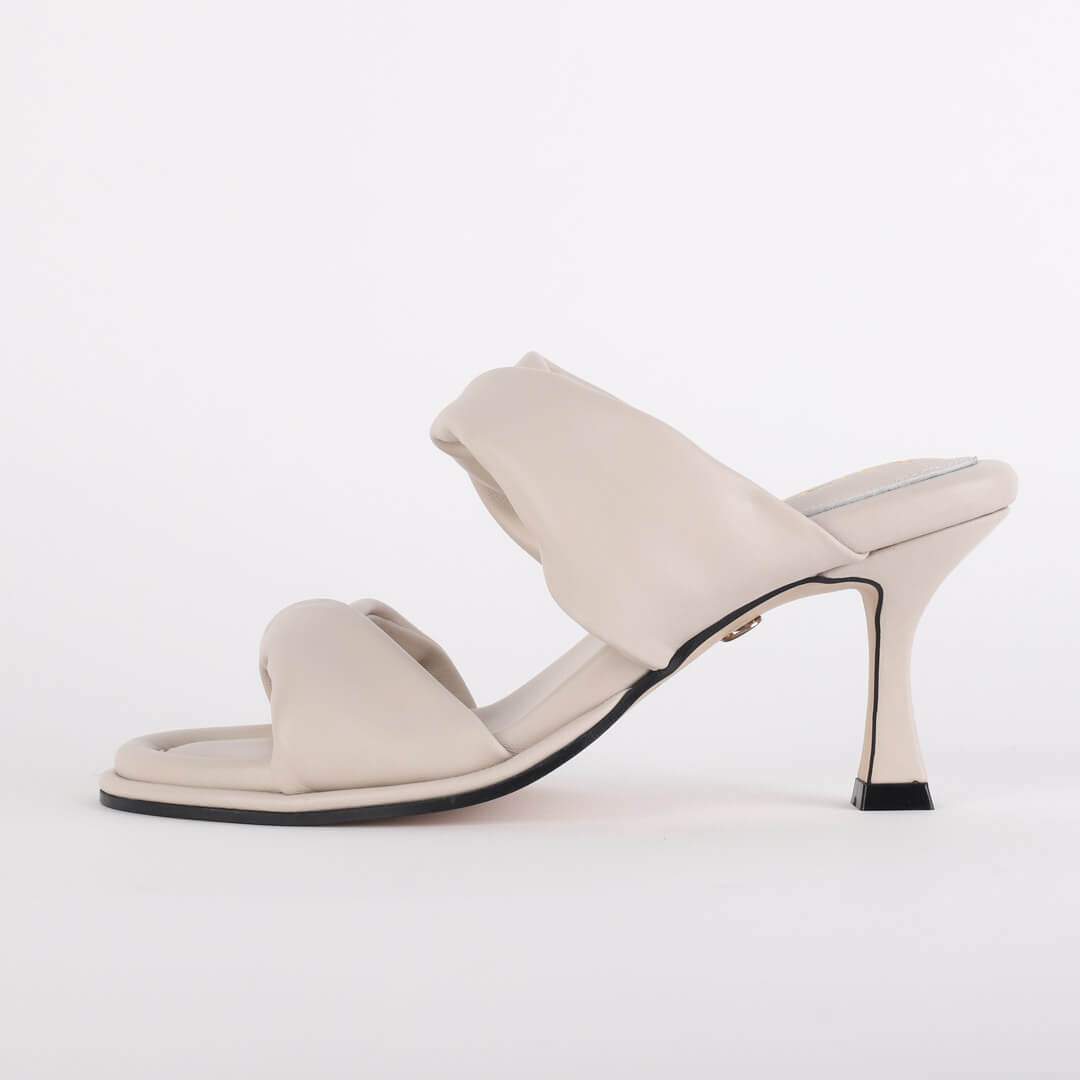 KARIN - twist leather mule