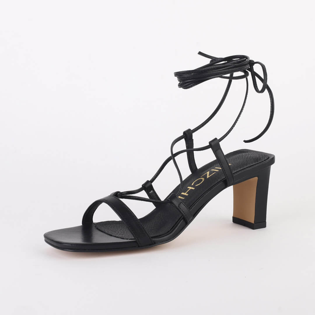 Bhavika - Lace Up Leather Sandals