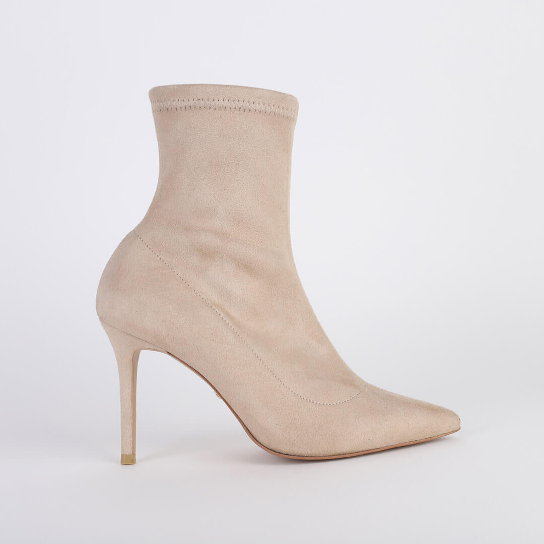 TECIDO - fabric ankle boots