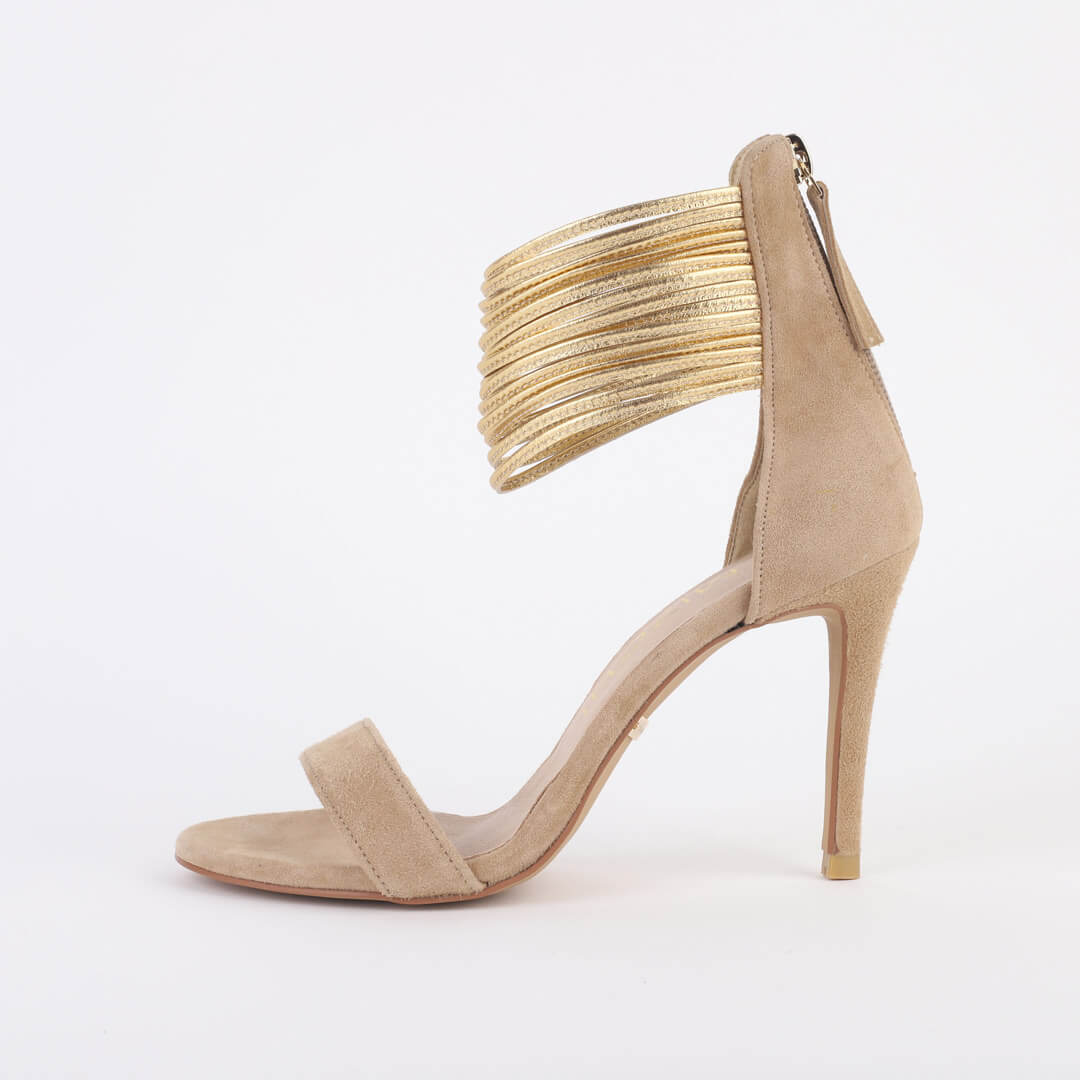 GOLDEN EYE SUEDE - high heels