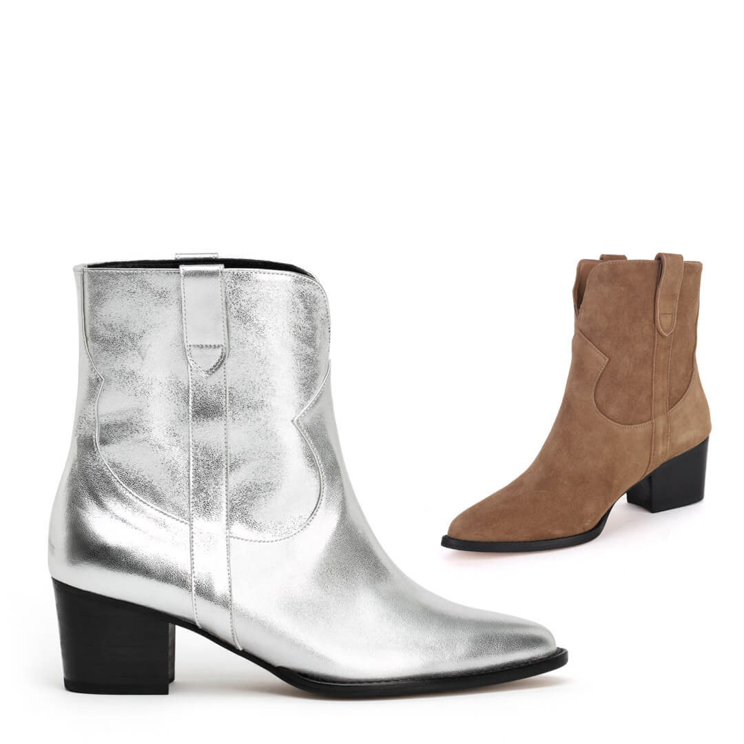 OMARI - cowboy ankle boots