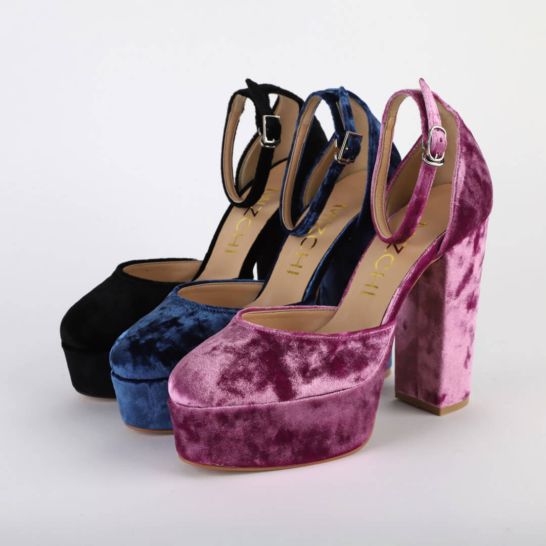 MELLOW - velvet platform