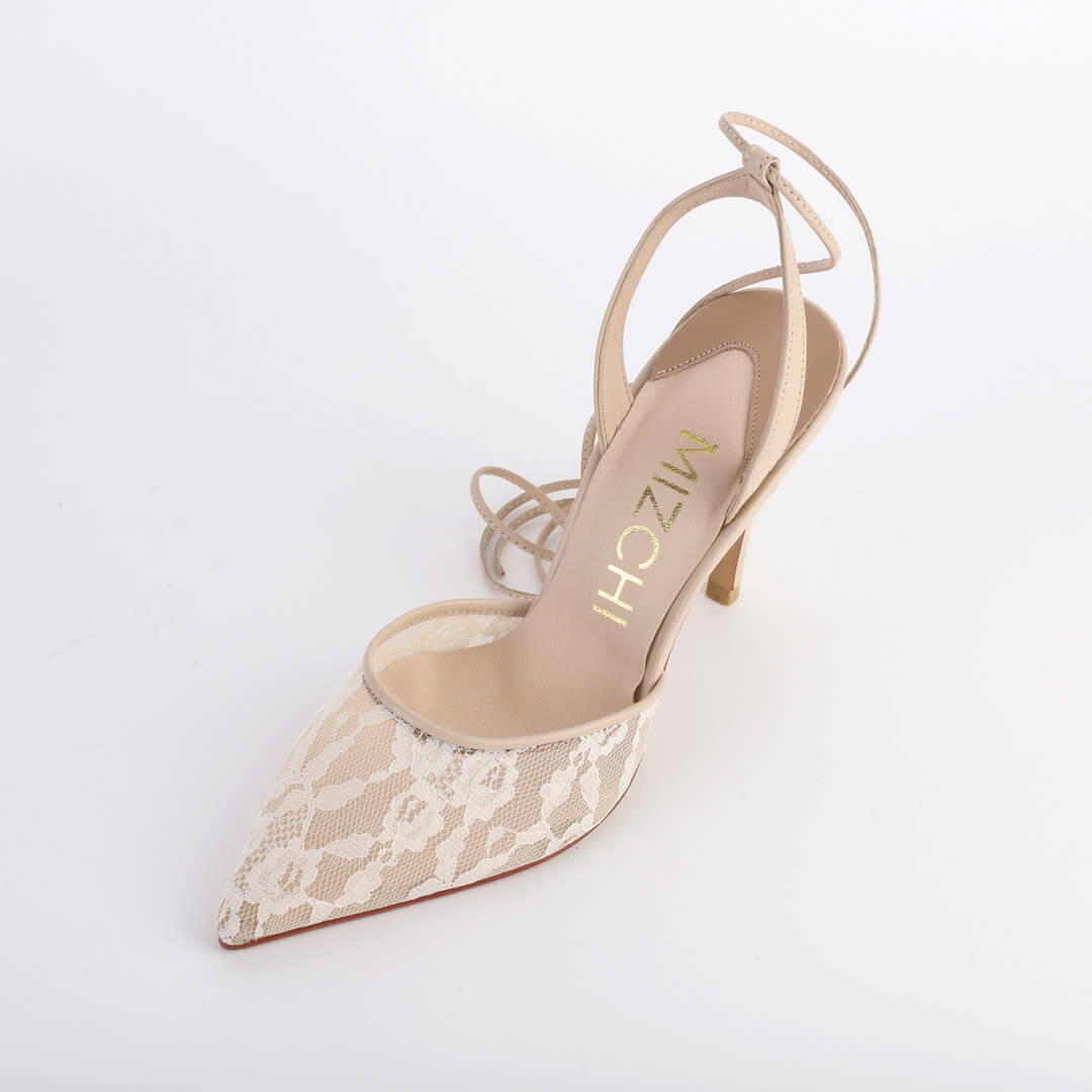 DIANE - lace up slingback