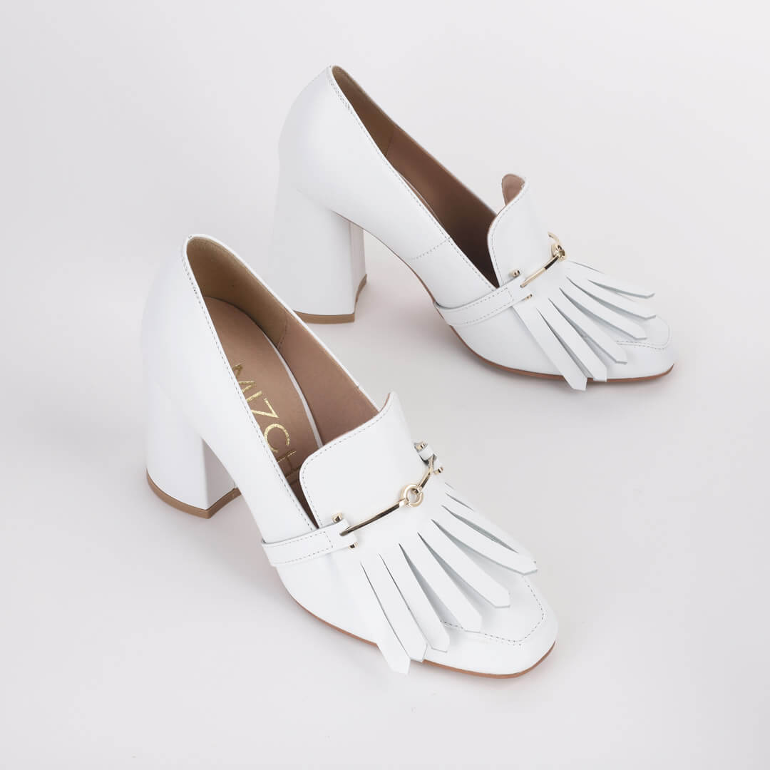 LIDER - chunky leather pumps