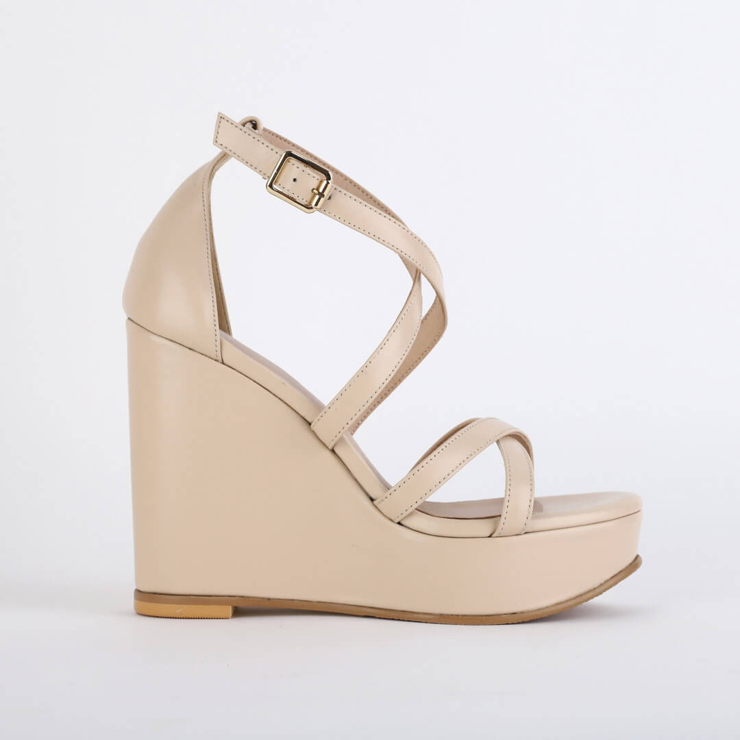 MYIA - cross strap wedge