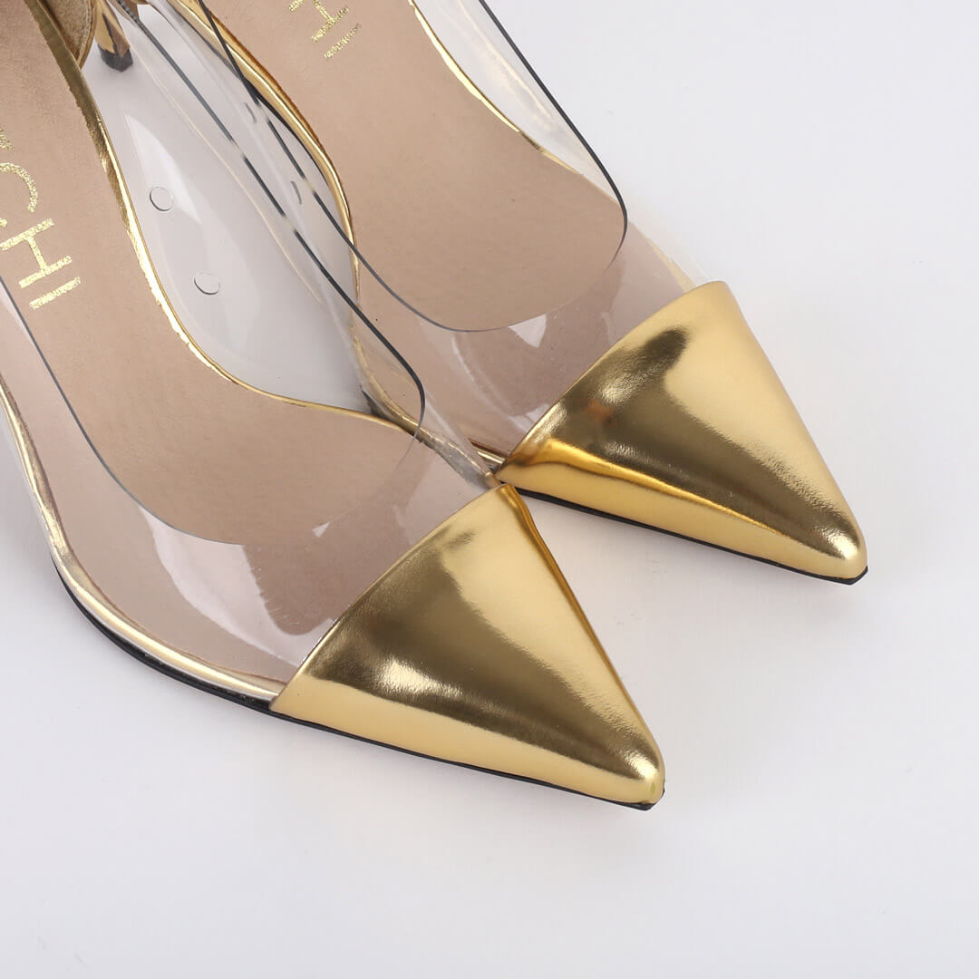 RUE - gold heel