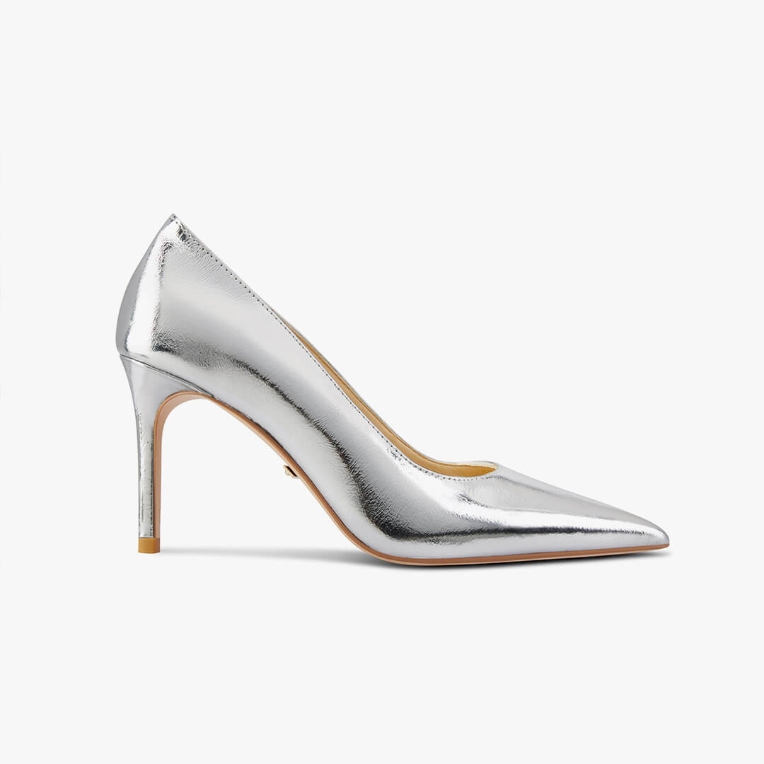 *Kayte - Vintage Silver Classic Pump