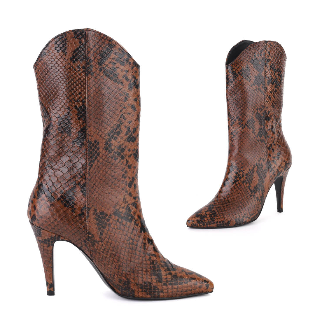 ZUSSA BROWN - anaconda boot