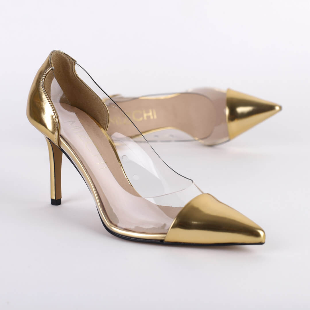 RUE - gold heel