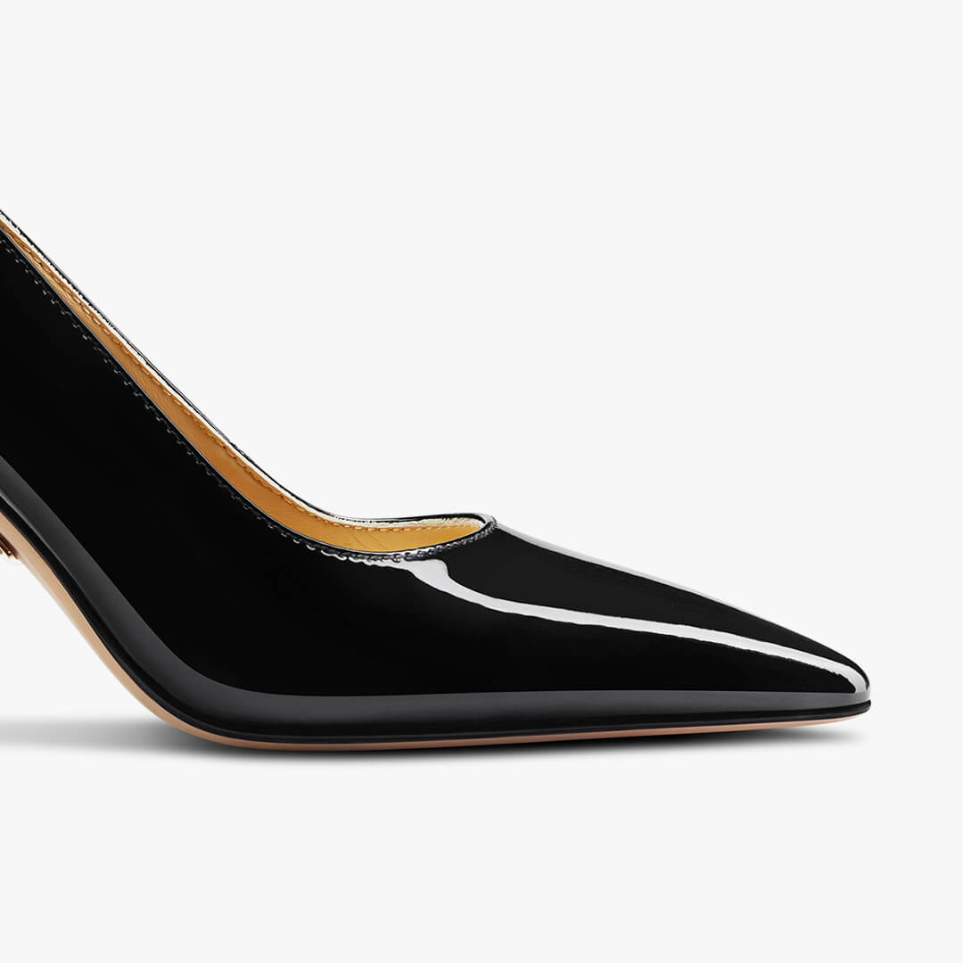 *Kayte - Black Patent Classic Pump