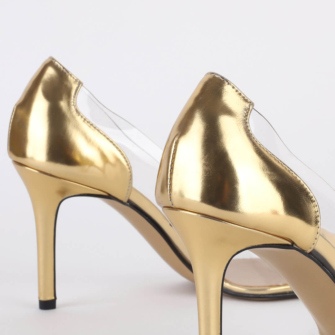 RUE - gold heel