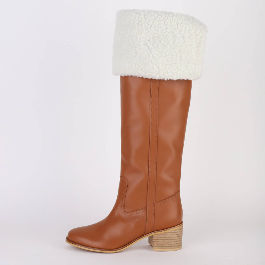 ZEETA camel - knee boot