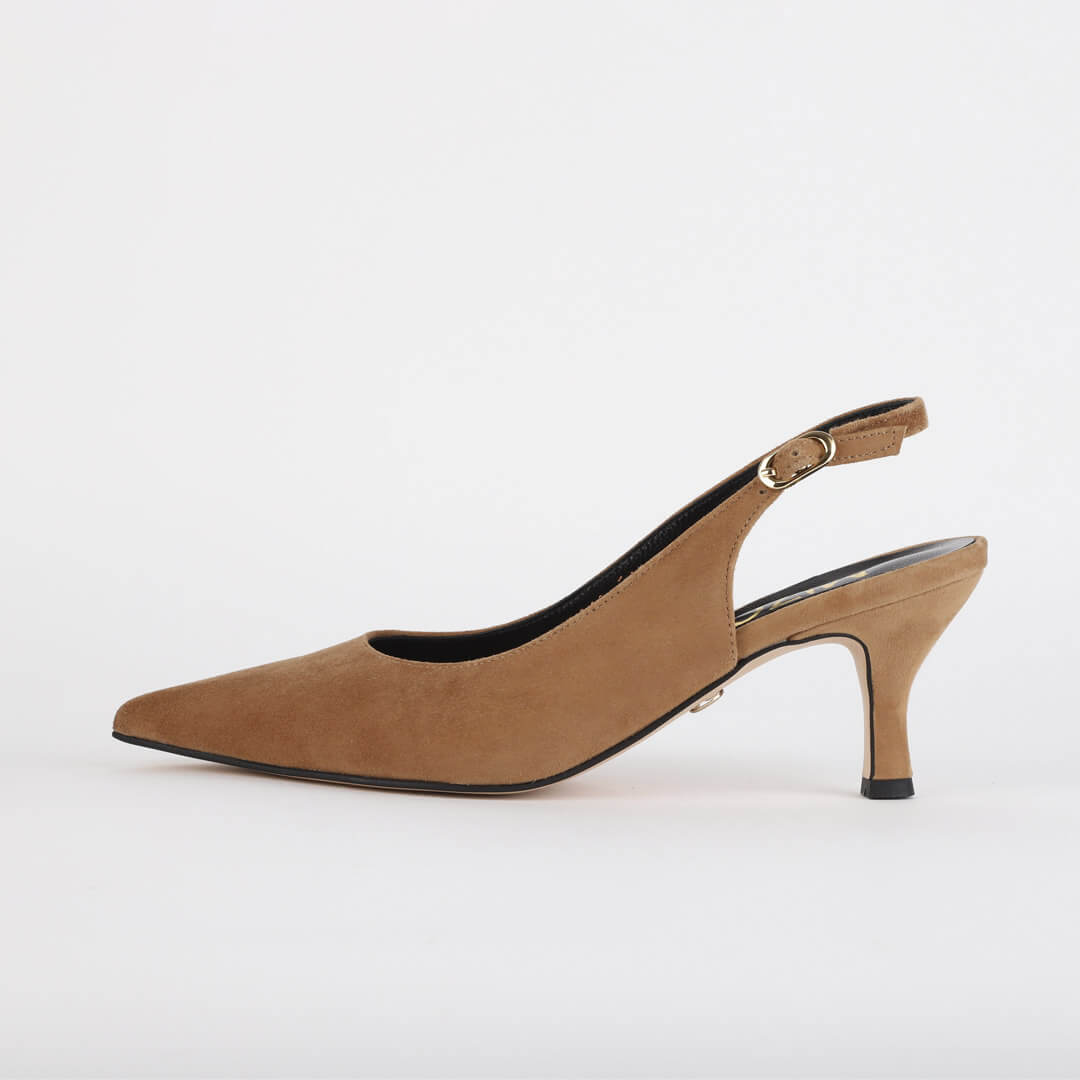 NAMU - suede slingback pump