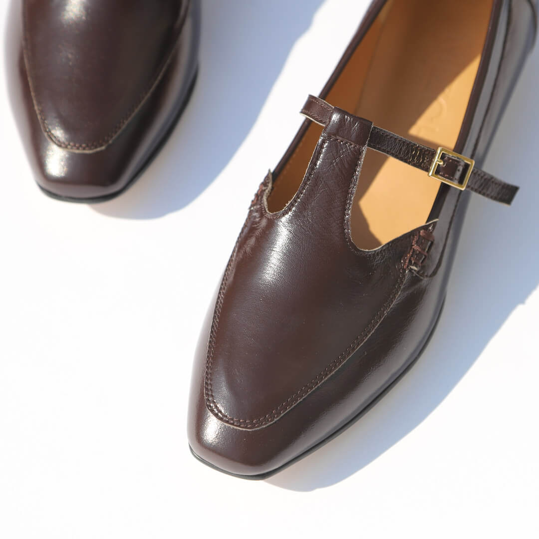 OLIVIA - t bar strap loafer