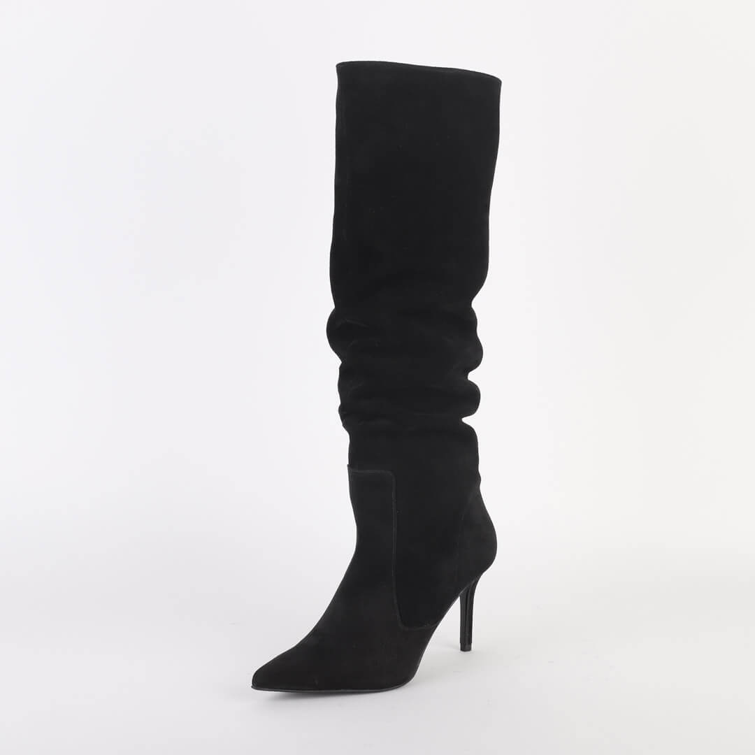 WOLLEN - suede long boots