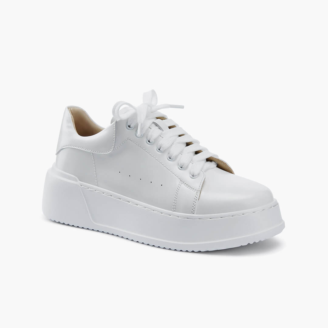 *RYKER WHITE - leather sneaker