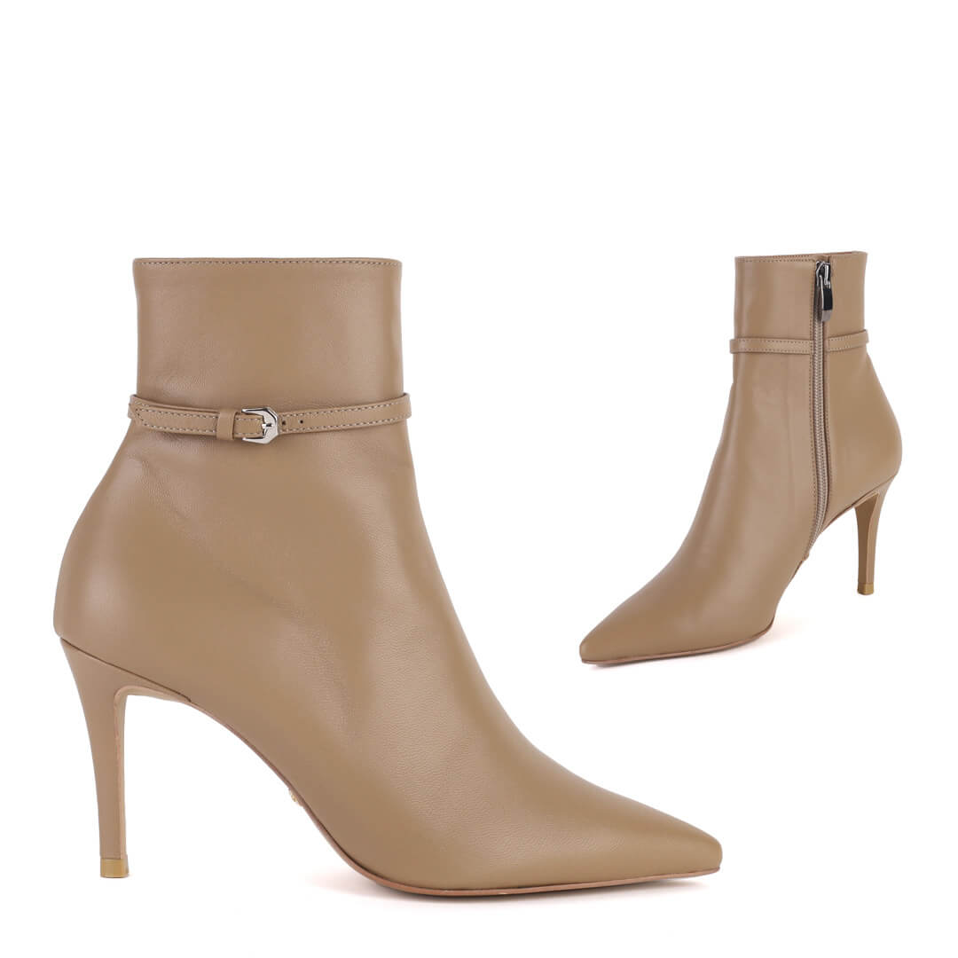 SWIFT- ankle boots Beige