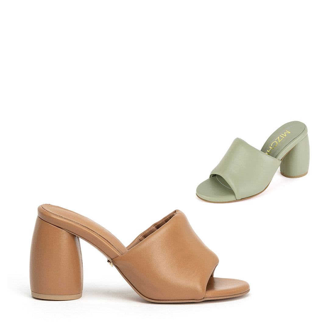 POCCIN - soft chunky heel mule