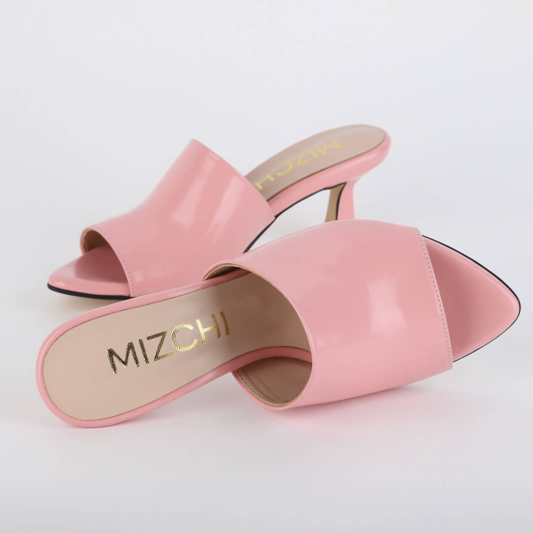 ZINA - leather mule