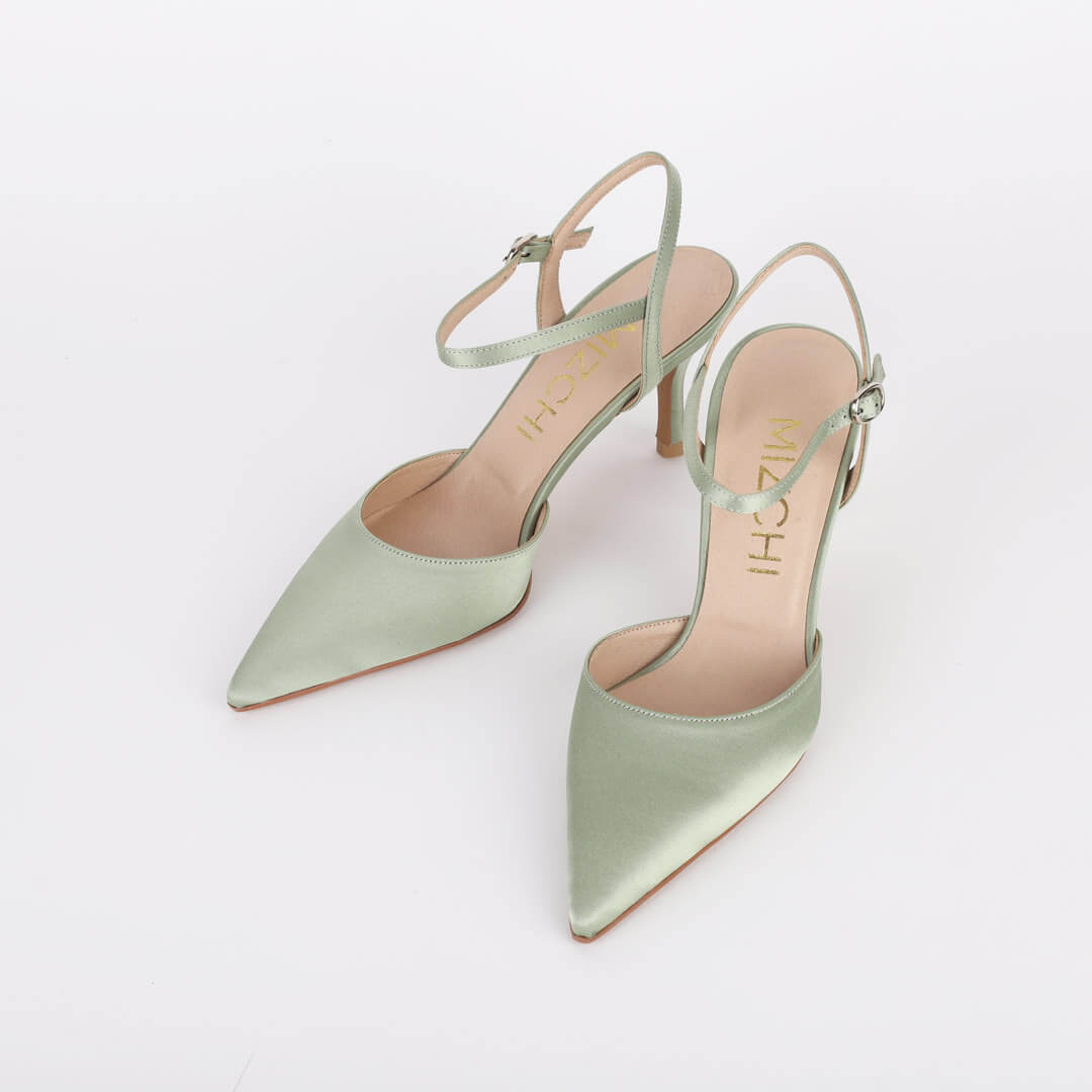 BEYOND - satin slingback