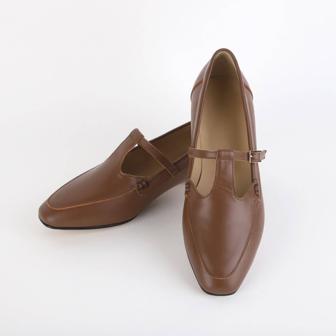 OLIVIA - t bar strap loafer