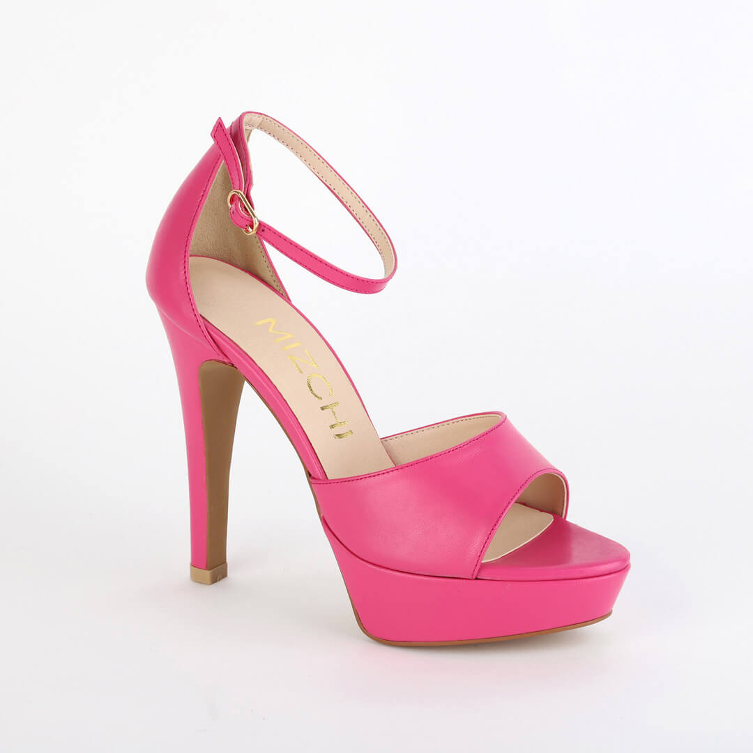 AMBIKA - ankle strap platform