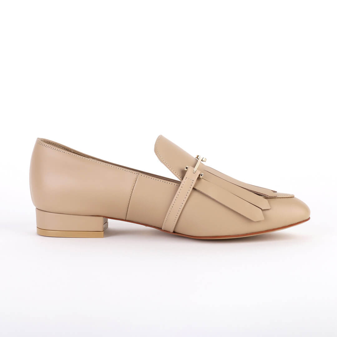 NAOMI - leather tassel loafer