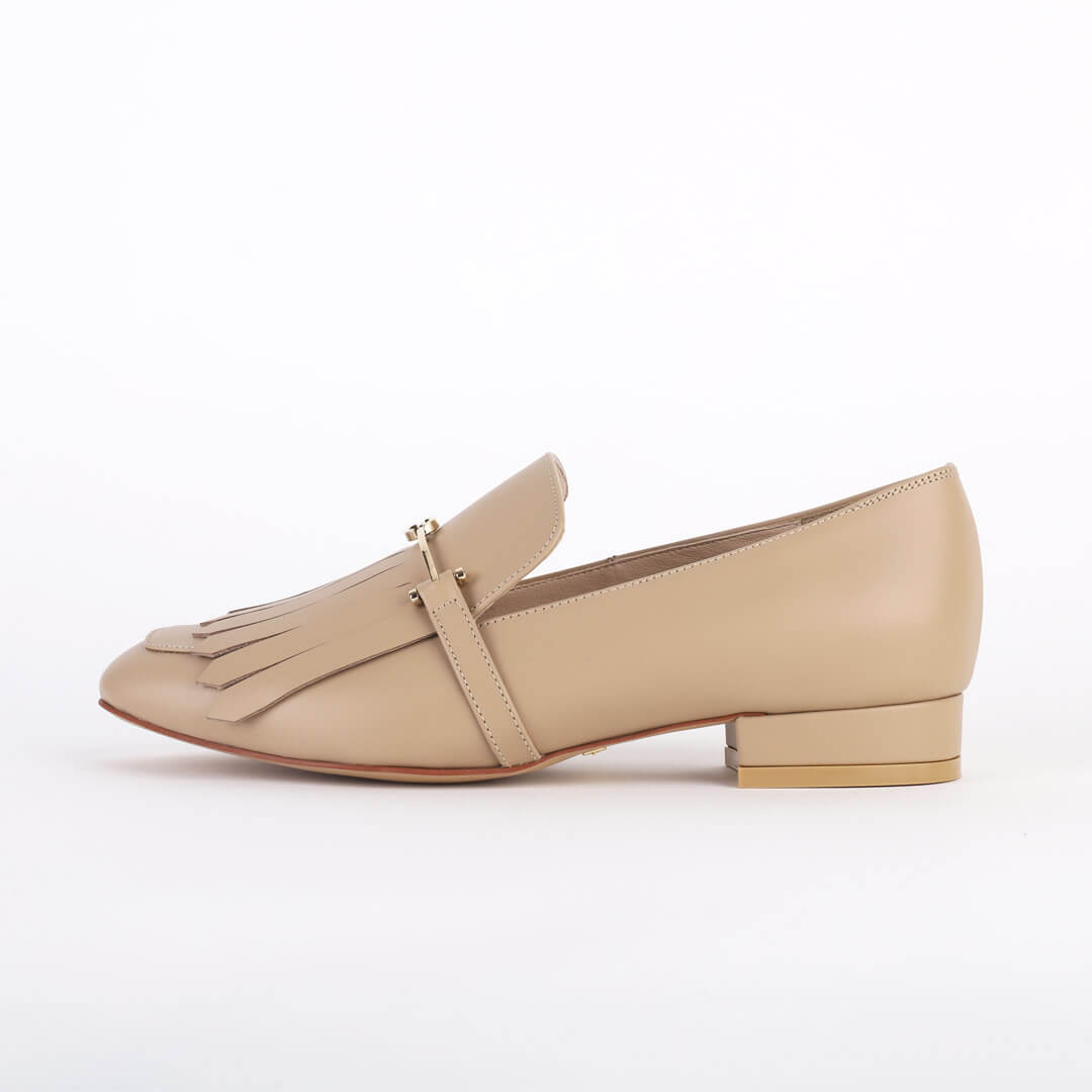 NAOMI - leather tassel loafer