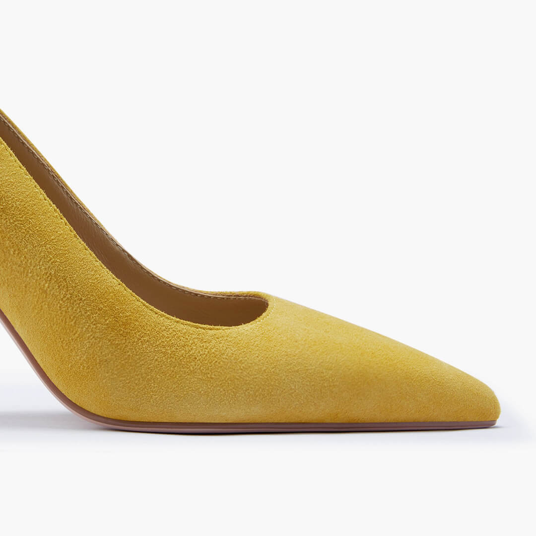 *Kayte - Mustard Suede Classic Pump