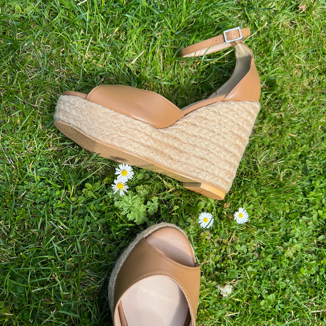 FIFI - leather espadrille