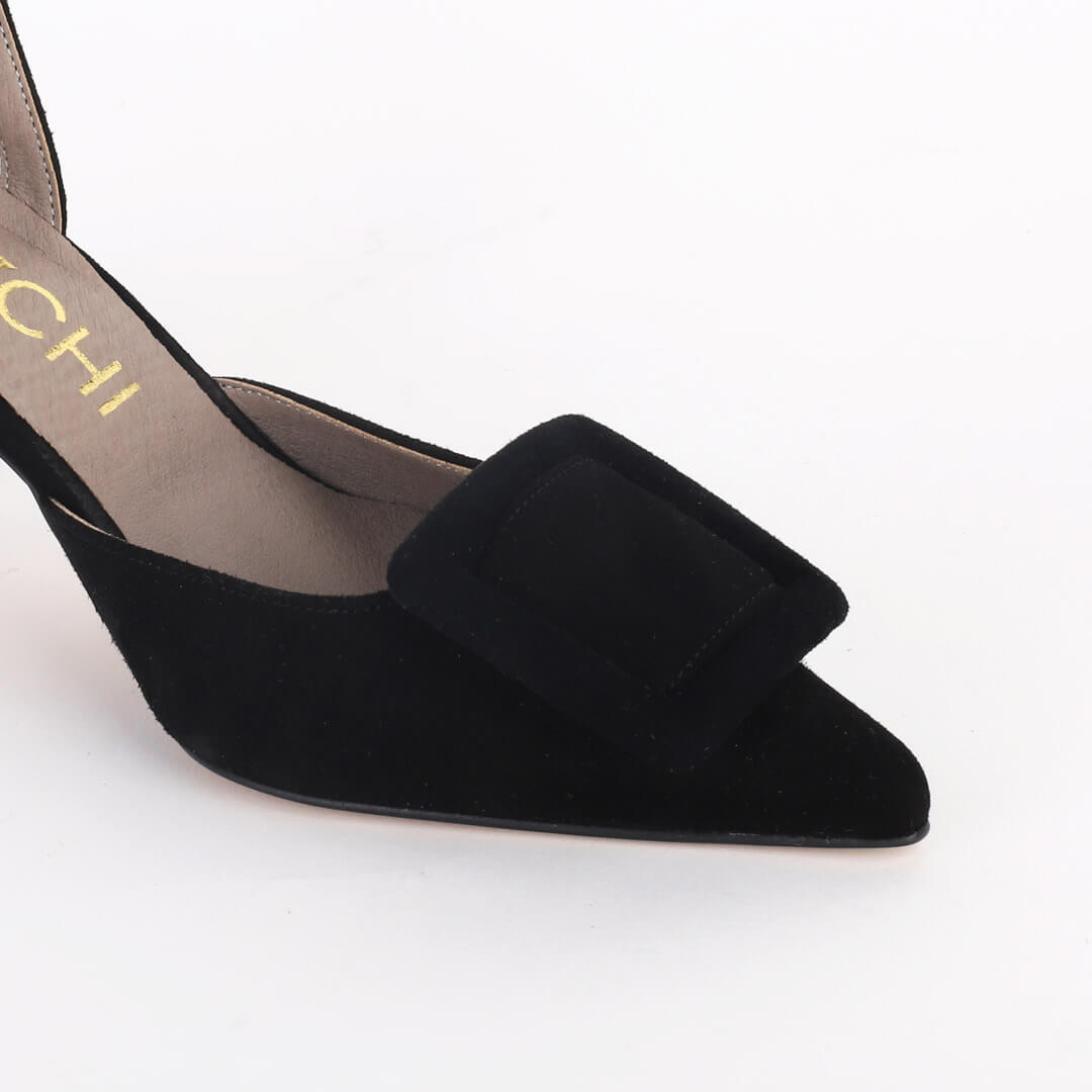 IMAGEM - suede slingback