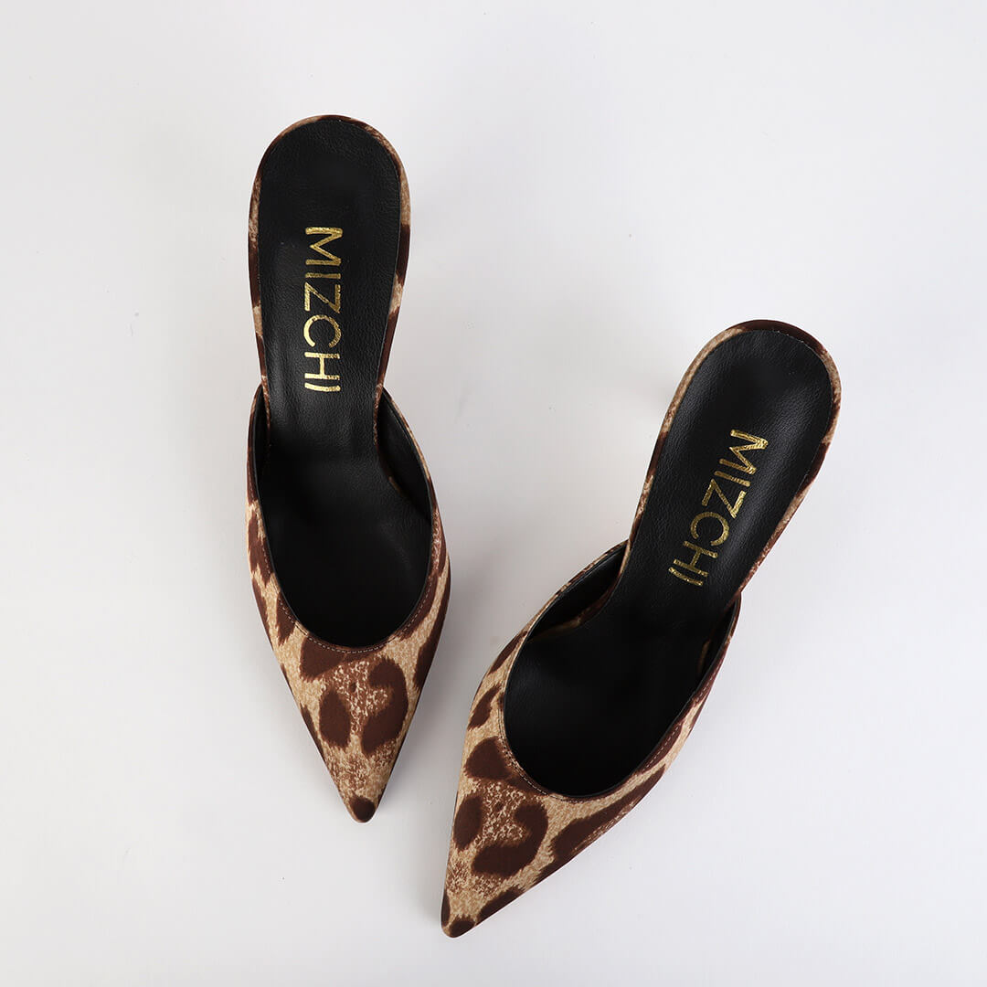 CLEO - satin mules