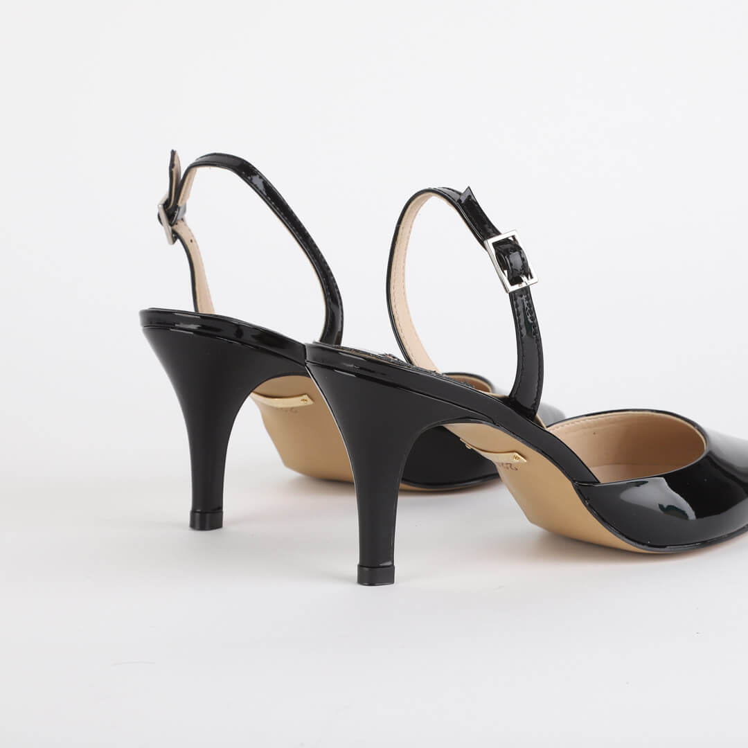 TESORO - patent leather slingback