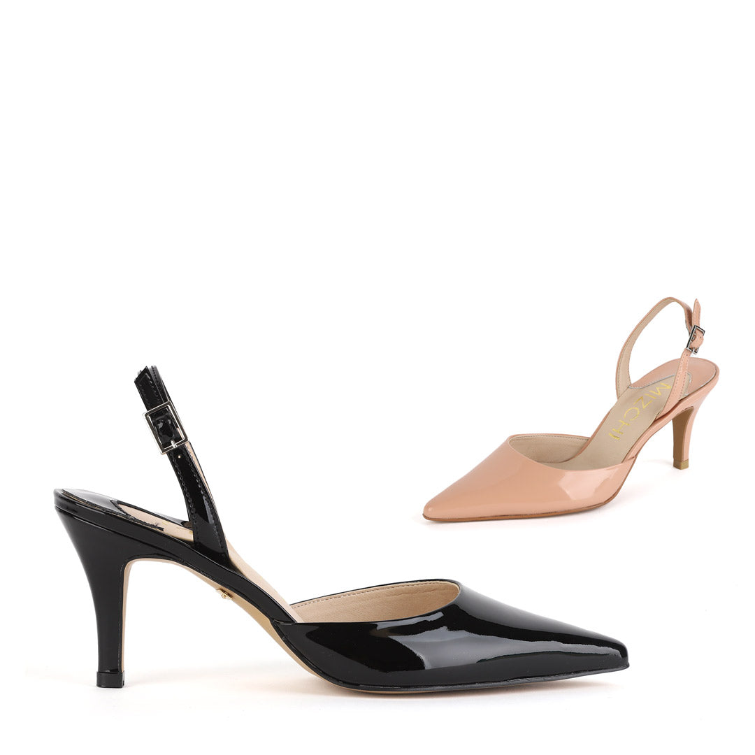 TESORO - patent leather slingback