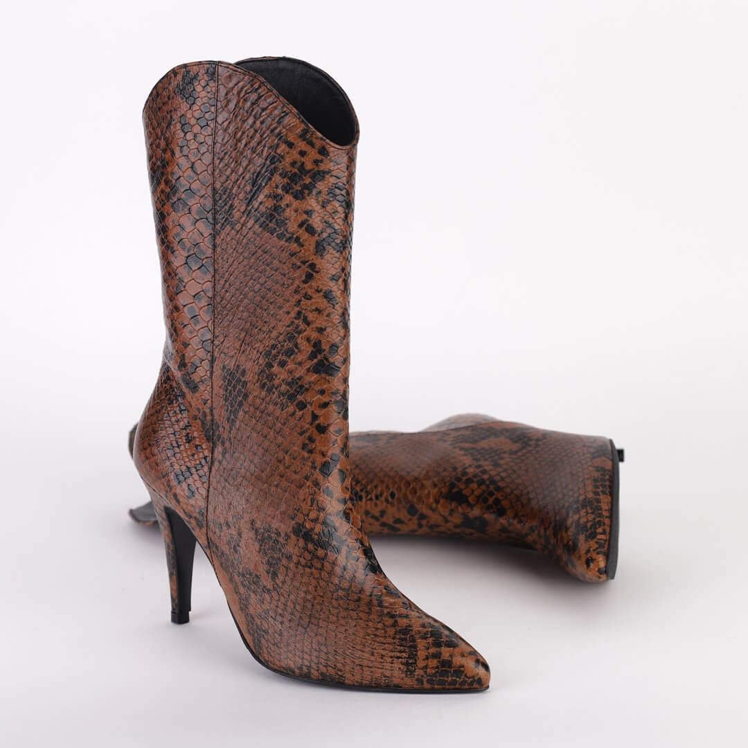 ZUSSA BROWN - anaconda boot