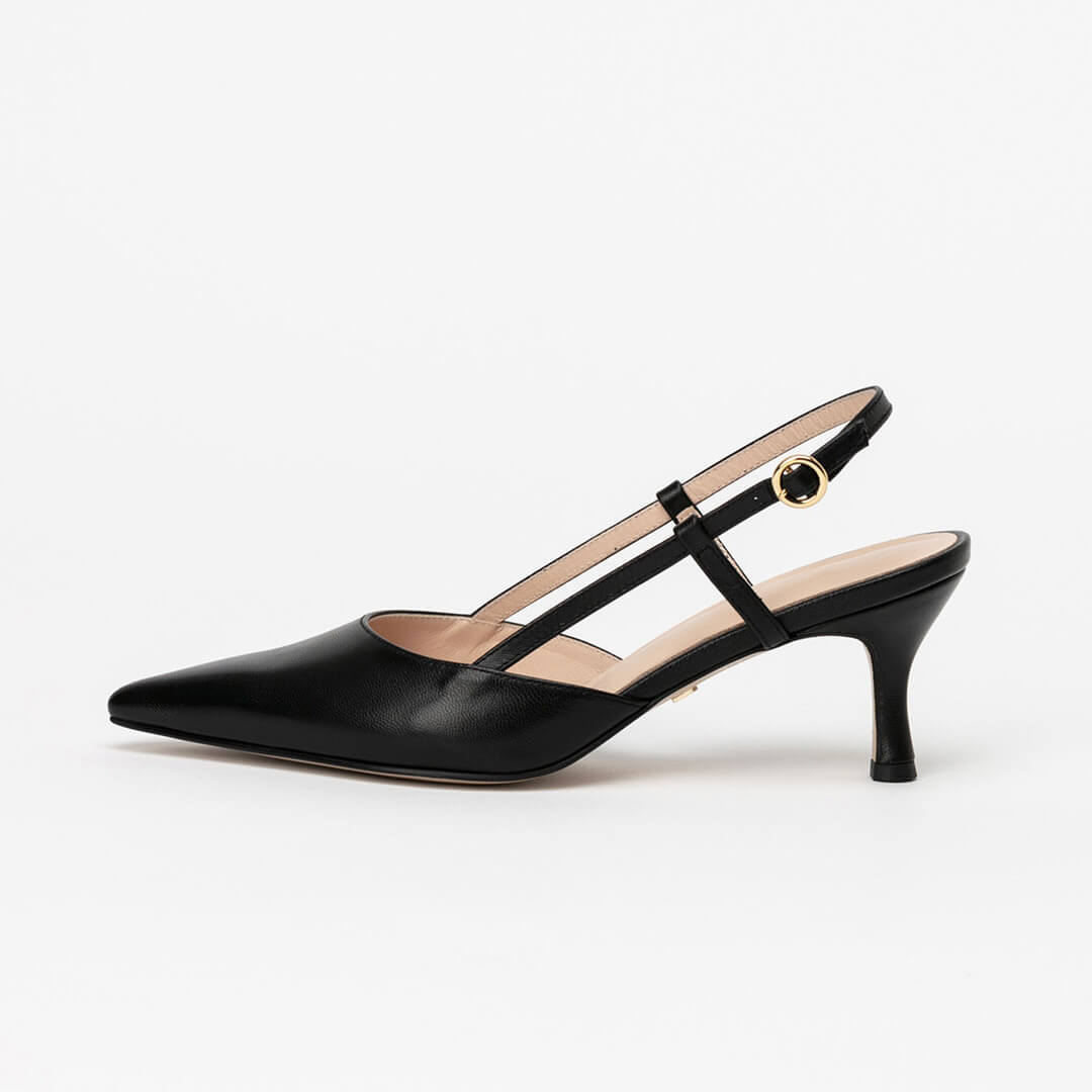 RUMBALD - leather slingback